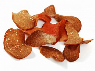 Чипсы: Ресторанные гренки с холодцом и хреном