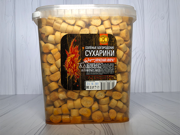 Сухарики с красной икрой в Нальчике