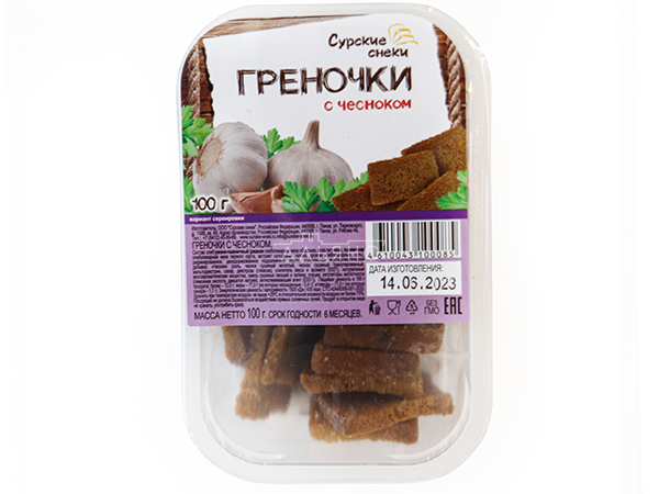 Сурские гренки с Чесноком (100 гр) в Нальчике