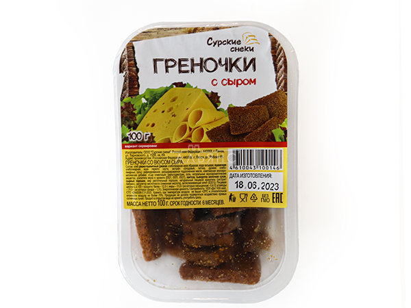 Сурские гренки со вкусом Сыра (100 гр) в Нальчике