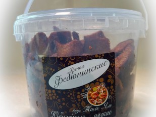 Сыр Чечил паутинка (икра красная)  500 гр.: Гренки 