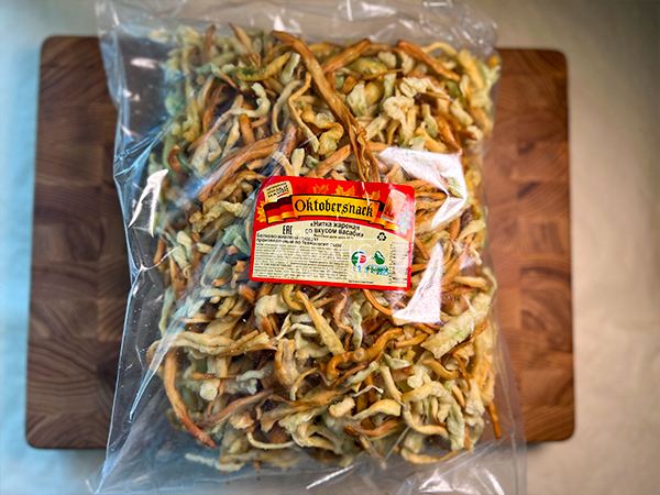 Нитка ЖАРЕНАЯ "Васаби" Oktobersnack 1 кг (сырный продукт) в Нальчике