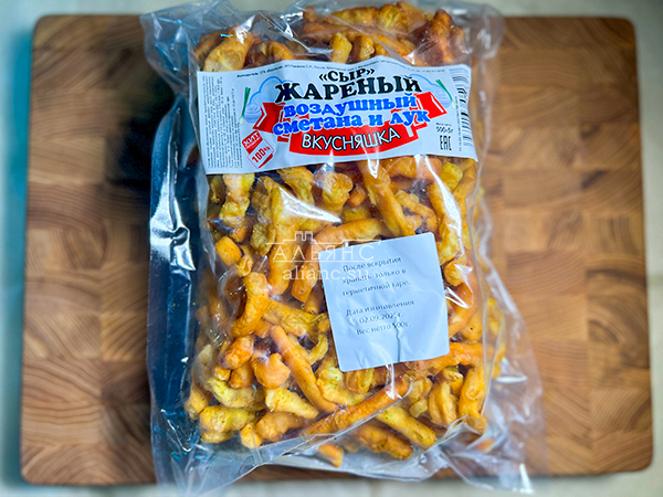 Жареный сыр "ВКУСНЯШКА" со вкусом сметаны и лука (500 гр) в Нальчике