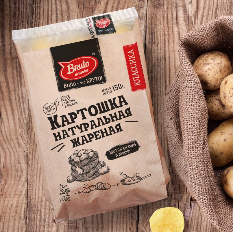 Картофель «Бруто» с солью 130 гр. в Нальчике